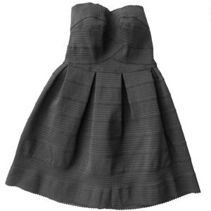 Aqua strapless bandage dress